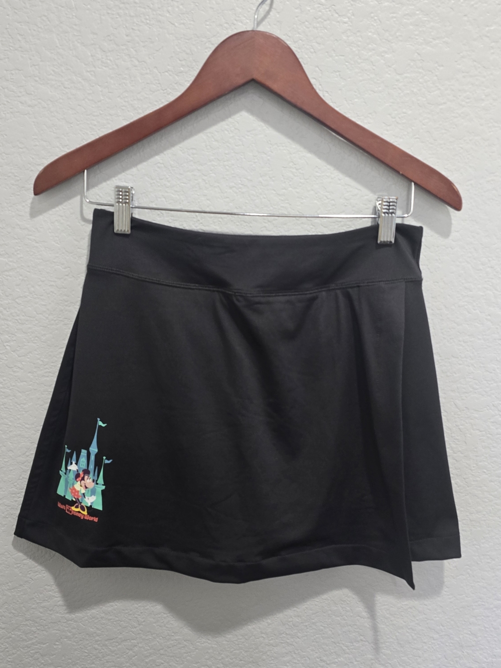 Disney Parks Walt Disney World Mickey Minnie Black Athletic Skort Women’s Small